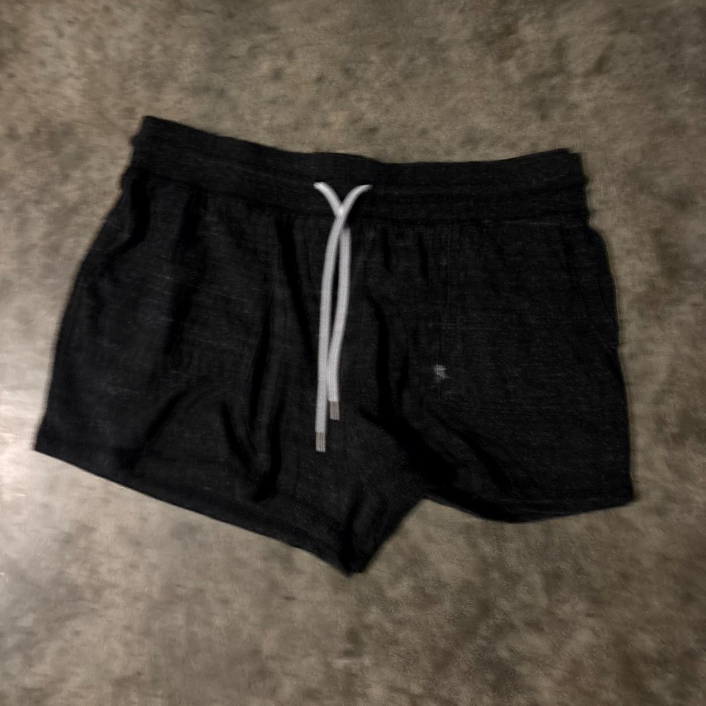 Danskin Athletic Shorts Women M 8-10 Black Classic Soft Casual Drawstring Lounge